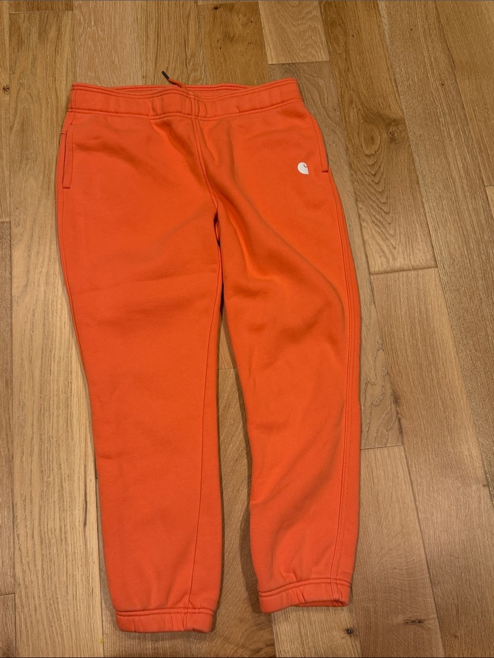 Carhartt Coral relaxed fit Fleece Sweatpants large - Picture 2 of 6